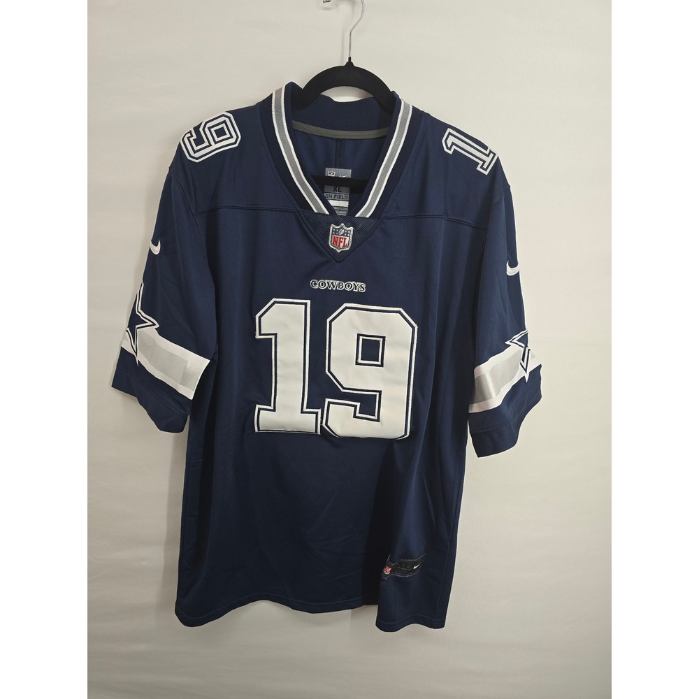Nike NFL On Field Dallas Cowboys Amari Cooper 19 Jersey Mens‎ XL Navy Blue